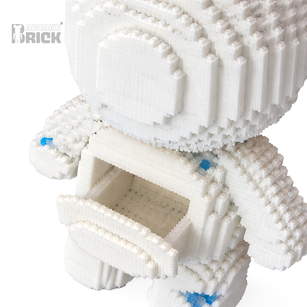 3D конструктор "White Bear" зборный блочный 3д медведь Magic Blocks для взрослых и детей колекционная фигурка bearbrick - изображение 4