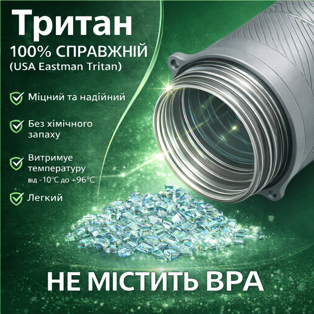Кружка для кофе и чая с собой 550 мл KANGZYUAN, стакан для воды из тритана с крышкой, серая - Фото 3 Кружка для кофе и чая с собой 550 мл KANGZYUAN, стакан для воды из тритана с крышкой, серая - изображение 3