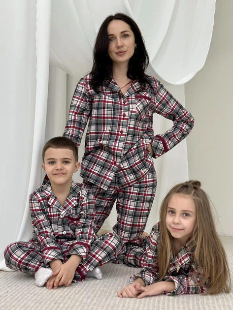 Дитяча тепла піжама із фланелі "Ловець Снів" (сорочка і штани) COSY 128 Сірий (cosy4834175s2) - зображення 5