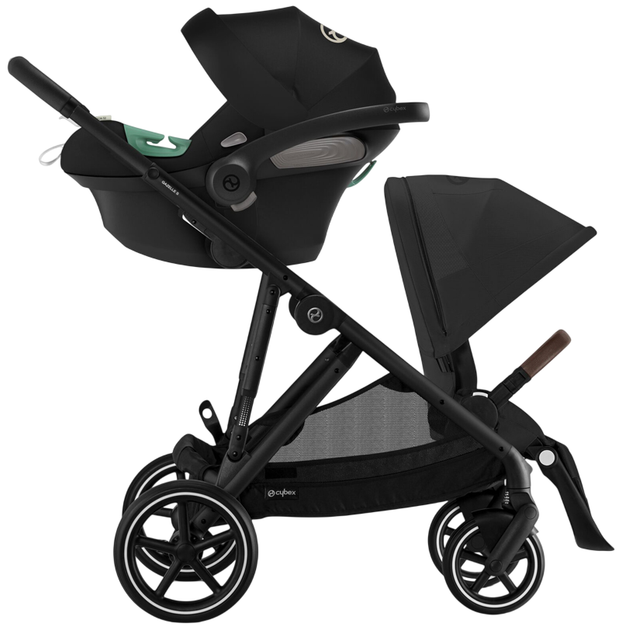 Wózek spacerowy Cybex Gazelle S Moon Black (4063846322435) - Zdjęcie 3 Wózek spacerowy Cybex Gazelle S Moon Black (4063846322435) - obraz 3