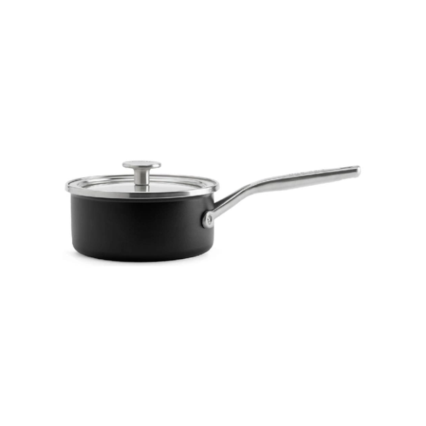 Ківш з кришкою KitchenAid Steel Core, 18 см, 2 л, матовий чорний - зображення 2