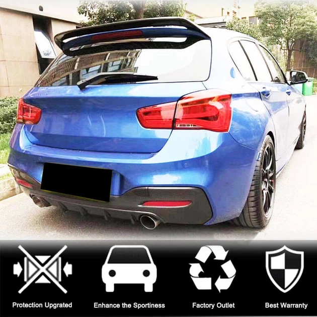 Дифузор заднього бампера (для M-Sport 2015-2019, Карбон) для BMW 1 серія F20/F21 рр - зображення 2