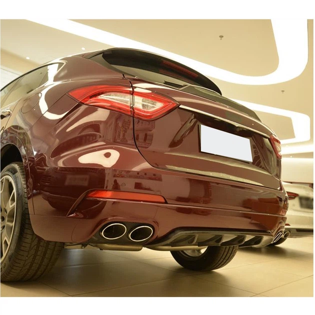 Диффузор заднего бампера V2 (для Base/S, Карбон) для Maserati Levante 2016- гг - изображение 4