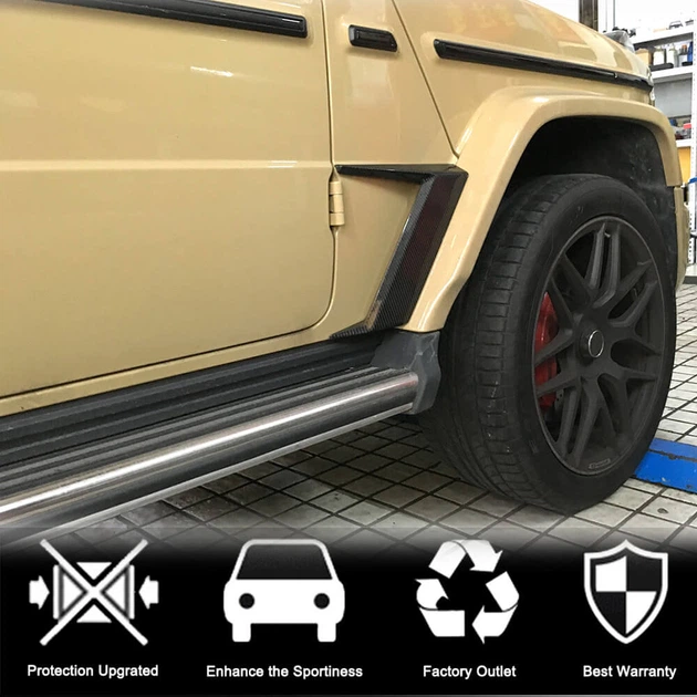 Накладки на передні крила (Карбон) для Mercedes G сlass W463 2018-2024 рр - Фото 3 Накладки на передні крила (Карбон) для Mercedes G сlass W463 2018-2024 рр - зображення 3