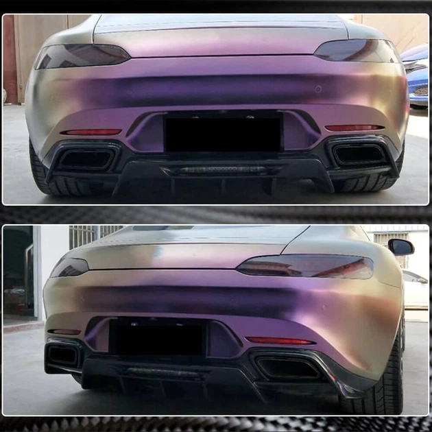 Дифузор заднього бампера (для 2015-2017, Карбон) для Mercedes AMG GT C190/R190 рр - зображення 4