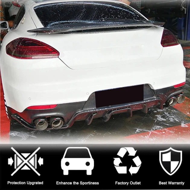Диффузор заднего бампера (2013-2016, Карбон) для Porsche Panamera - изображение 2