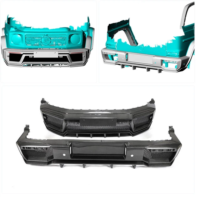 Комплект обвісу Carbon Set (Сухий карбон) для Mercedes G class W463 2018-2024 рр - зображення 2