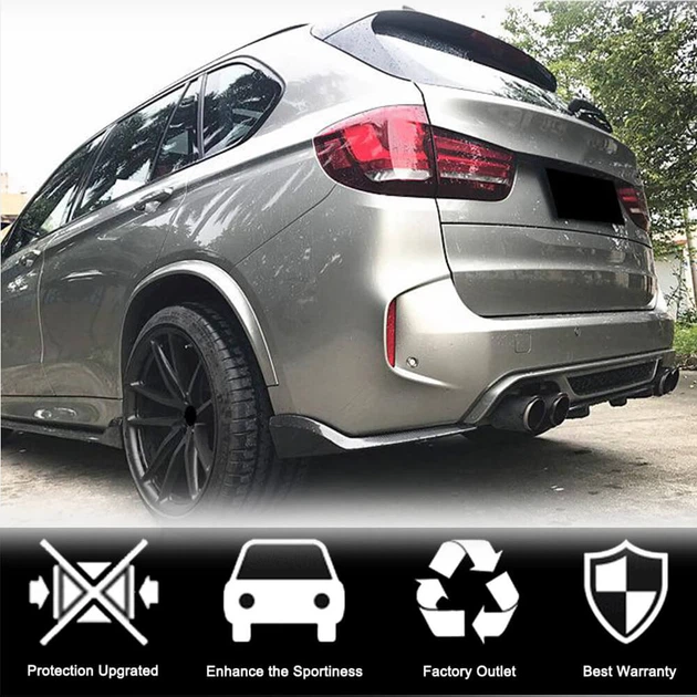 Задний диффузор V3 (для F85, Карбон) для BMW X5 F15 2013-2018 гг - изображение 2