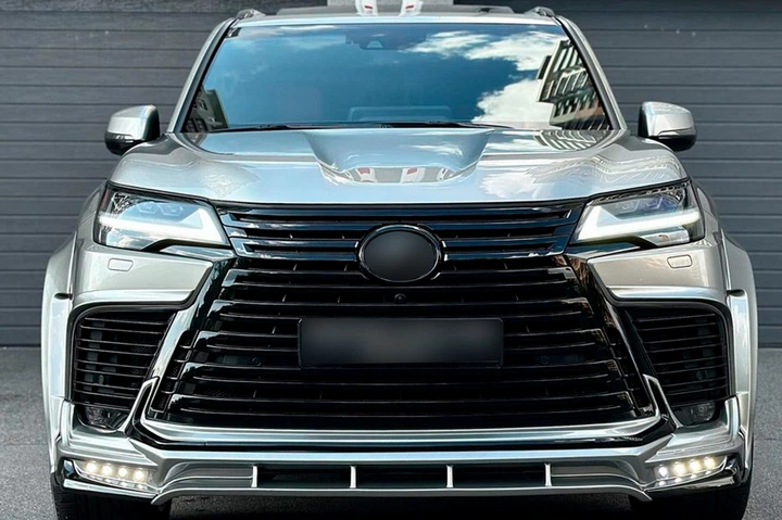 Комплект обвеса (Wald) Натуральный Карбон для Lexus LX 500d/600 2022- гг - изображение 11