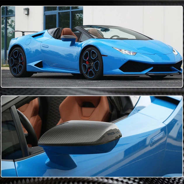 Карбоновые Накладки на Зеркала для Lamborghini Huracan 2014- гг - изображение 4