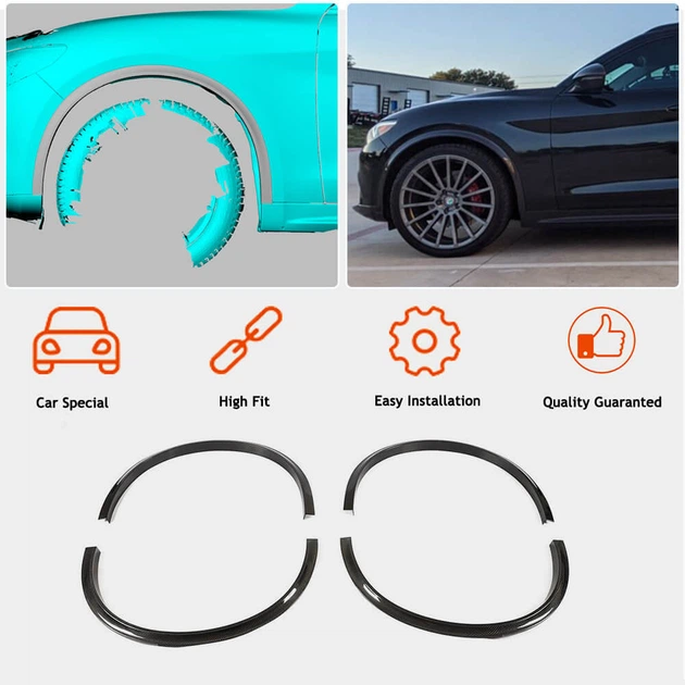 Расширители арок (2017-2023, Карбон) для Alfa Romeo Stelvio 2016- гг - Фото 2 Расширители арок (2017-2023, Карбон) для Alfa Romeo Stelvio 2016- гг - изображение 2
