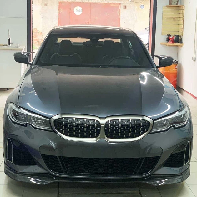Передний лип-спойлер V3 для M-Sport 2018-2022, Карбон для BMW 3 серия G20/G21 2018- гг - Фото 6 Передний лип-спойлер V3 для M-Sport 2018-2022, Карбон для BMW 3 серия G20/G21 2018- гг - изображение 6