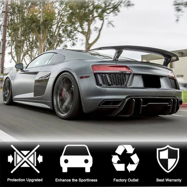 Дифузор заднього бампера V1 (2015-2020, Карбон) для Ауді R8 2015- рр - Фото 2 Дифузор заднього бампера V1 (2015-2020, Карбон) для Ауді R8 2015- рр - зображення 2
