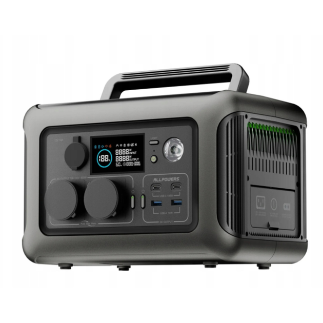 Портативна зарядна станція Allpowers R600 Чорний 600W 299 Wh - изображение 3