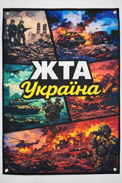 Баннер ЖТА Украина 900х600 мм - изображение 3