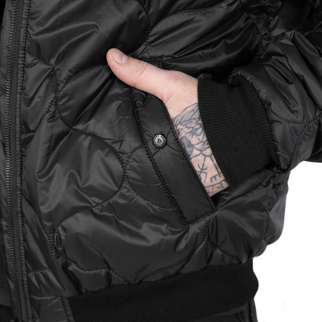 Куртка-бомбер Camotec Woobie Чорна (9695), 3XL - зображення 7