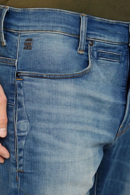 Чоловічі сині джинси D-Staq 3D Skinny G-Star RAW 32-32 D05385,8968 - изображение 4