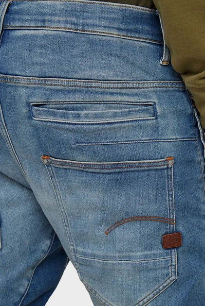 Чоловічі сині джинси D-Staq 3D Skinny G-Star RAW 32-32 D05385,8968 - изображение 5