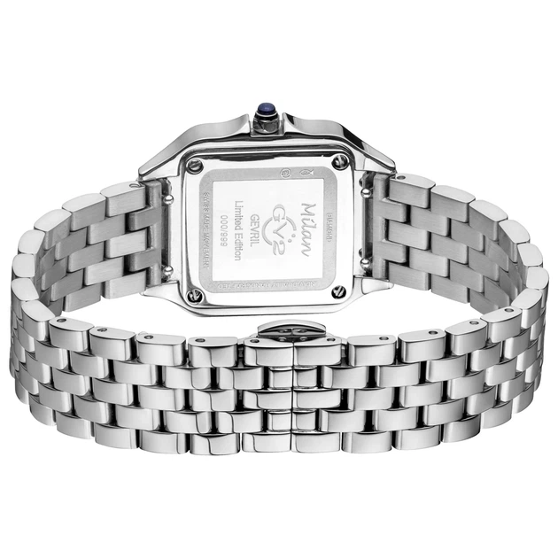 Женские швейцарские часы GV2 Gevril Milan 12110B Swiss Quartz Diamond наручный - изображение 2