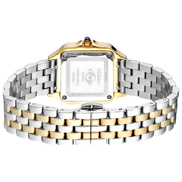 Женские швейцарские часы GV2 Gevril Milan 12113B Swiss Quartz Diamond наручный - изображение 2