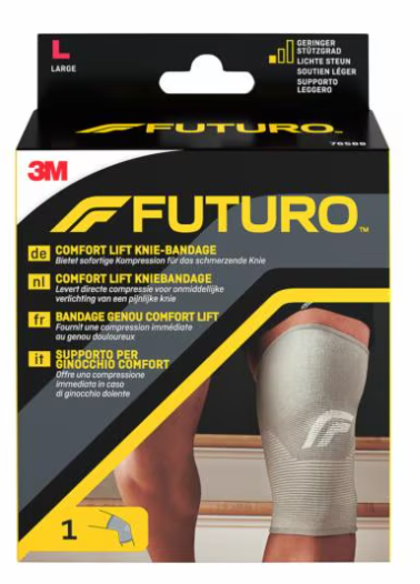 Opaska wspierająca kolano 3M Company Futuro Comfort Szara rozmiar L 1 szt (4046719341689) - Zdjęcie 1 Opaska wspierająca kolano 3M Company Futuro Comfort Szara rozmiar L 1 szt (4046719341689) - obraz 1