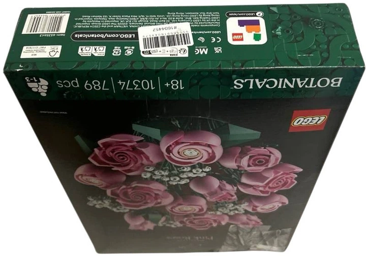 Конструктор LEGO Botanicals Букет рожевих троянд 789 деталей (10374) (955555916044579) - Уцінка - Фото 2 Конструктор LEGO Botanicals Букет рожевих троянд 789 деталей (10374) (955555916044579) - Уцінка - зображення 2