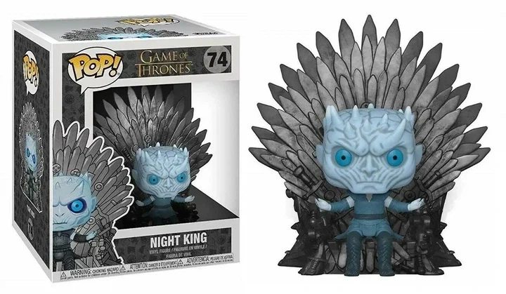 Колекційна фігурка Funko Pop Король Ночі на залізному троні №74 (Night King Game of Thrones Гра престолів) - Фото 1 Колекційна фігурка Funko Pop Король Ночі на залізному троні №74 (Night King Game of Thrones Гра престолів) - зображення 1
