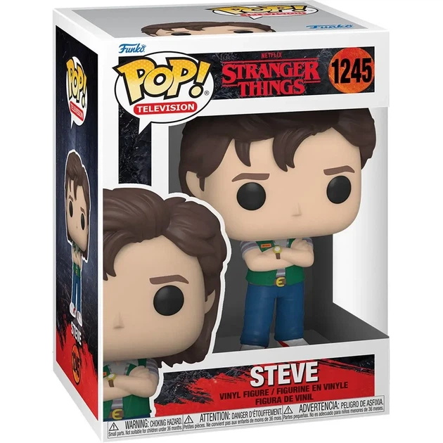 Фигурка Funko Pop Стив Steve №1245 10 см Очень странные дела Stranger Things Загадочные события Фанко - изображение 2