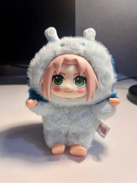 М’яка іграшка Сакура в костюмі Labubu 17 см колекційний анімеплюш Naruto (Китай) - Фото 4 М’яка іграшка Сакура в костюмі Labubu 17 см колекційний анімеплюш Naruto (Китай) - зображення 4