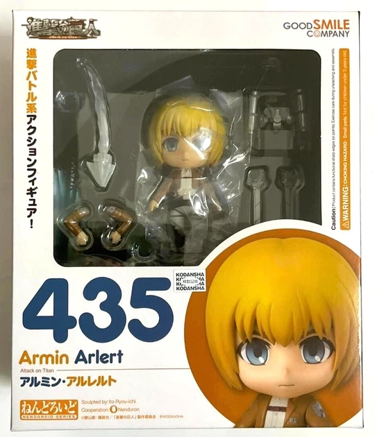 Аніме фігурка нендороїд Атака титанів Armin Arlert (Армін Арлерт) №435 Nendoroid рухома 10 см - зображення 7