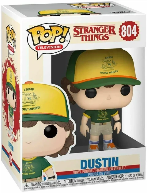 Фигурка Дастин из сериала «Удивительные чудеса» Funko Pop! Stranger Things Dustin At Camp Funko Pop! Collectible Figure (№804) - Фото 2 Фигурка Дастин из сериала «Удивительные чудеса» Funko Pop! Stranger Things Dustin At Camp Funko Pop! Collectible Figure (№804) - изображение 2