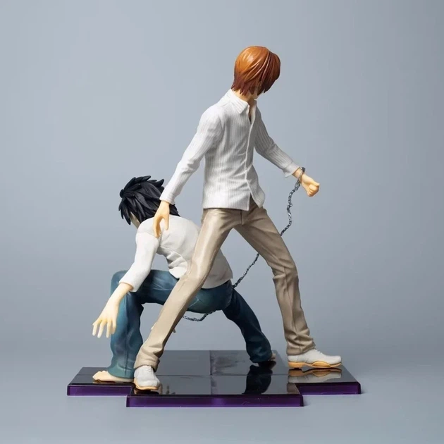 Аниме фигурка Тетрадь Смерти Death Note Лайт Ягами (Кира) и L | Интеллектуальное противостояние 22 см - Фото 3 Аниме фигурка Тетрадь Смерти Death Note Лайт Ягами (Кира) и L | Интеллектуальное противостояние 22 см - изображение 3