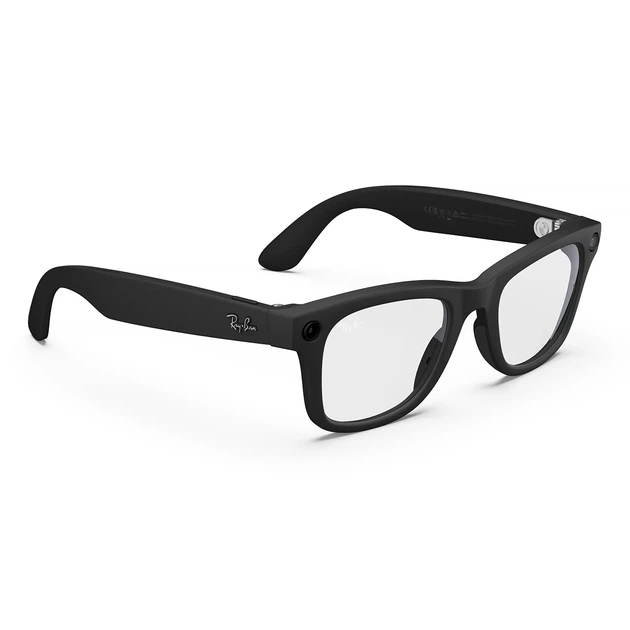 Смарт-очки Ray-Ban Meta Wayfarer Gen 2 Large Matte Black Frame / Clear Lenses (RW4012 601SSB 53-22) - Фото 4 Смарт-очки Ray-Ban Meta Wayfarer Gen 2 Large Matte Black Frame / Clear Lenses (RW4012 601SSB 53-22) - изображение 4