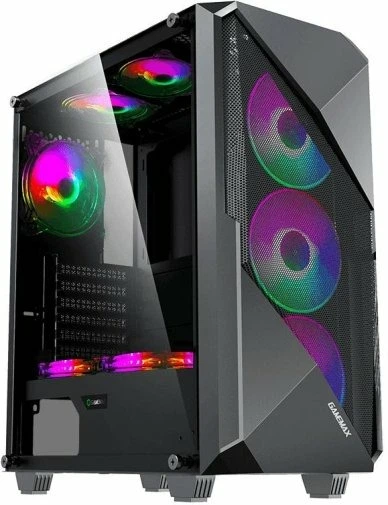 Корпус для ПК GameMax Revolt ARGB Tempered Glass ATX Black без БП - Фото 1 Корпус для ПК GameMax Revolt ARGB Tempered Glass ATX Black без БП - зображення 1