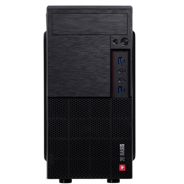 Корпус для ПК 2E Basis RD860-3U (2E-RD860-3U) Black mATX без БЖ - Фото 1 Корпус для ПК 2E Basis RD860-3U (2E-RD860-3U) Black mATX без БЖ - изображение 1