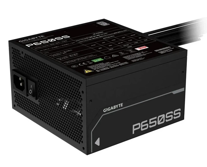 БЖ для ПК Gigabyte P650SS 650W (GP-P650SS) 80+ Silver 230V EU Black - Фото 5 БЖ для ПК Gigabyte P650SS 650W (GP-P650SS) 80+ Silver 230V EU Black - изображение 5