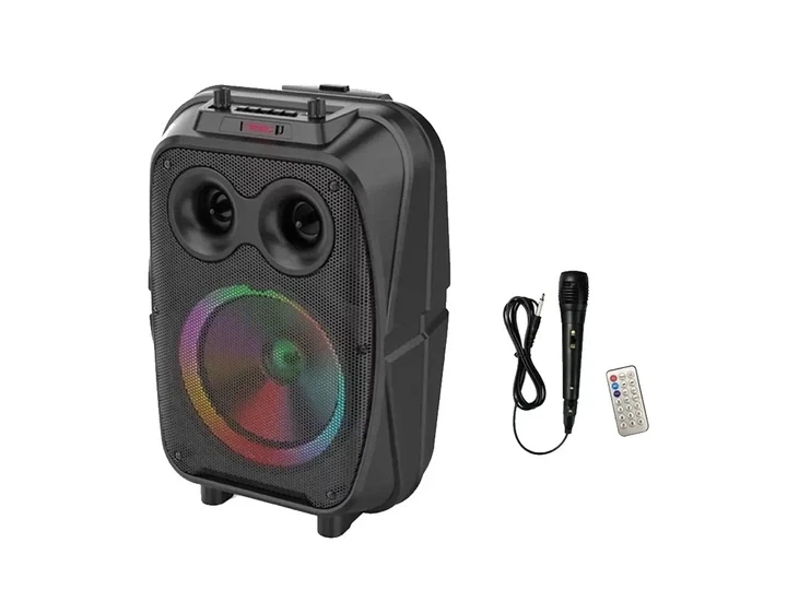 Портативна Bluetooth колонка ZQS8120 з LED-підсвічуванням, мікрофоном та FM-приймачем (20 Вт) - зображення 2