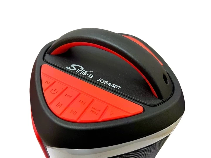Портативная Bluetooth колонка JQS4407 20Вт с RGB подсветкой и двумя динамиками - изображение 5
