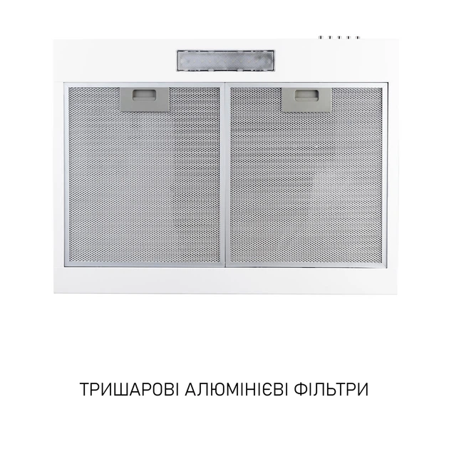 Витяжка плоска Minola HPL 612 WH - зображення 5
