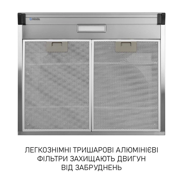 Вытяжка плоская Minola HPL 633 I - изображение 7