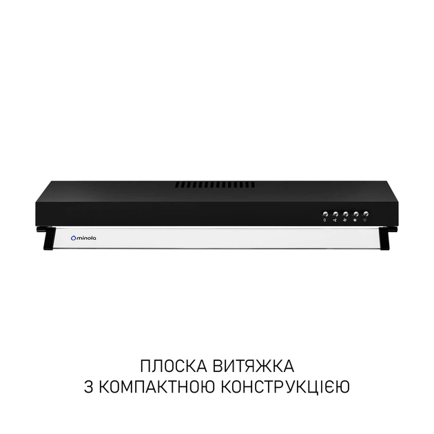 Вытяжка плоская Minola HPL 6200 BLF - Фото 2 Вытяжка плоская Minola HPL 6200 BLF - изображение 2