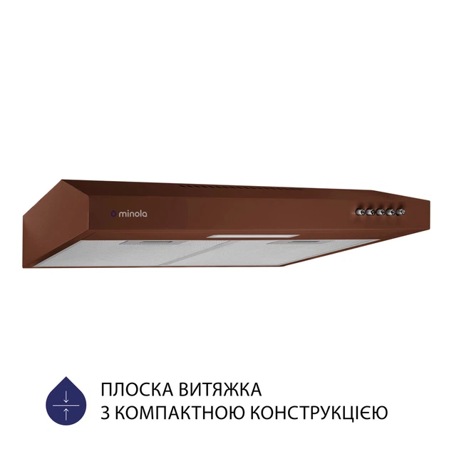 Витяжка плоска Minola HPL 513 BR - Фото 2 Витяжка плоска Minola HPL 513 BR - зображення 2