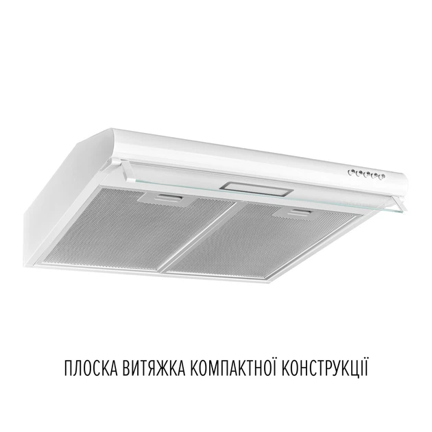 Витяжка плоска Perfelli PL 5144 W LED - зображення 2