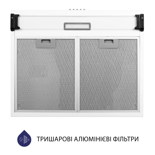 Витяжка плоска Minola HPL 614 WH - зображення 7