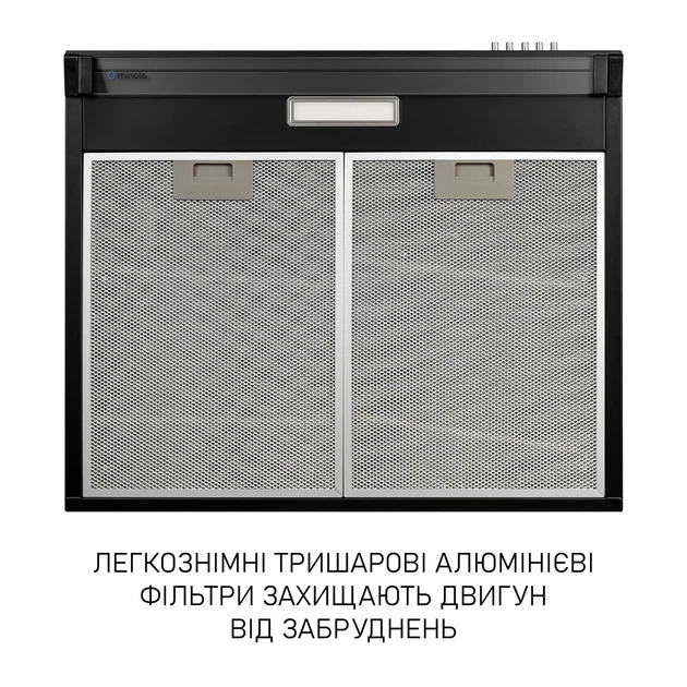 Вытяжка плоская Minola HPL 633 BL - изображение 7