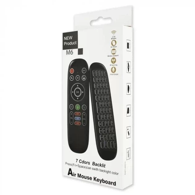 Аэромиш-пульт M6 с клавиатурой и микрофоном для Smart-TV - изображение 6