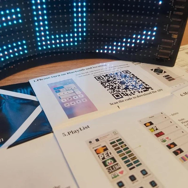 Світлодіодна стрічка для авто LED EYES 16×64 RGB 92×374 мм з Bluetooth керуванням - зображення 7