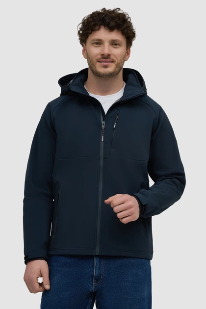 Вітровка AVECS синя з матеріалу Softshell із системою утягування 50559/87 3XL - Фото 1 Вітровка AVECS синя з матеріалу Softshell із системою утягування 50559/87 3XL - зображення 1