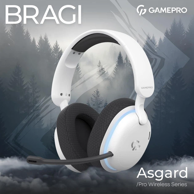 Гарнітура GamePro Asgard Bragi White (HSW250W) ( Білий ) 35298 - зображення 13