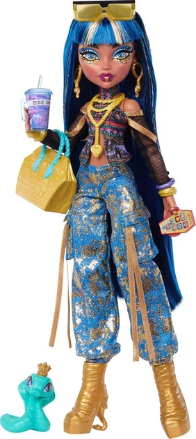 Кукла Монстер Хай Клео Де Нил Monster High Cleo De Nile Doll in Crop Top G3 Refresh Mattel Original - изображение 3